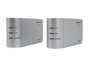 Panasonic BLPA100KTA HD-PLC Ethernet Adaptor Starter Pack Up to 190Mbps Panasonic BLPA100KTA HD-PLC Ethernet Adaptor Starter Pack Up to 190Mbps