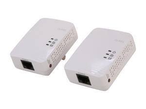 ZyXEL 500 Mbps Mini Powerline AV Ethernet Adapter Kit (PLA4201KIT) ZyXEL 500 Mbps Mini Powerline AV Ethernet Adapter Kit (PLA4201KIT)