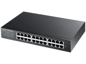 ZyXEL GS1100-24E Unmanaged 24-Port Gigabit SFP Switch ZyXEL GS1100-24E Unmanaged 24-Port Gigabit SFP Switch