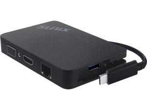SUNIX C0V50PB USB -C Portable Mini Dock with USB 3.0 / Ethernet / VGA / HDMI SUNIX C0V50PB USB -C Portable Mini Dock with USB 3.0 / Ethernet / VGA / HDMI