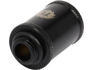 Thermaltake Pacific CL-W044-CU00BL-A Pacific DIY LCS Black G1/4 Male to Male 30mm Extender Fitting Thermaltake Pacific CL-W044-CU00BL-A Pacific DIY LCS Black G1/4 Male to Male 30mm Extender Fitting