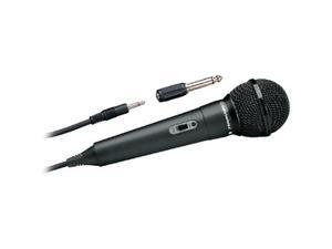 Audio-Technica ATR-1100 Black 3.5mm/ 6.3mm Connector Unidirectional Vocal Microphone Audio-Technica ATR-1100 Black 3.5mm/ 6.3mm Connector Unidirectional Vocal Microphone