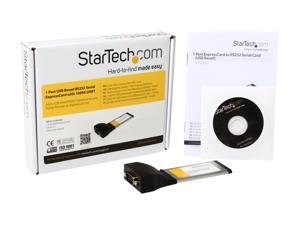 StarTech.com EC1S232U2 Serial Ports ExpressCard StarTech.com EC1S232U2 Serial Ports ExpressCard