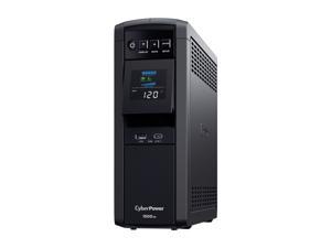 CyberPower CP1500PFCLCD - PFC Sinewave UPS Systems - Pure Sine Wave / 100% Active PFC Compatible with USB Charging Ports CyberPower CP1500PFCLCD - PFC Sinewave UPS Systems - Pure Sine Wave / 100% Active PFC Compatible with USB Charging Ports
