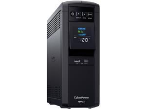 CyberPower CP1500PFCLCD - PFC Sinewave UPS Systems - Pure Sine Wave / 100% Active PFC Compatible with USB Charging Ports CyberPower CP1500PFCLCD - PFC Sinewave UPS Systems - Pure Sine Wave / 100% Active PFC Compatible with USB Charging Ports