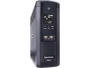 CyberPower BRG1350AVRLCD 1350 VA / 810 Watts, 12 Outlets, AVR, Intelligent LCD Mini-Tower UPS System CyberPower BRG1350AVRLCD 1350 VA / 810 Watts, 12 Outlets, AVR, Intelligent LCD Mini-Tower UPS System