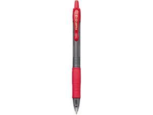 Pilot 31258 G2 Gel Roller Ball Pen, Retractable, Red Ink, 1.0mm Bold, Dozen Pilot 31258 G2 Gel Roller Ball Pen, Retractable, Red Ink, 1.0mm Bold, Dozen