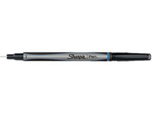 Sharpie 1742664 Plastic Point Stick Permanent Water Resistanat Pen, Blue Ink, Fine, Dozen Sharpie 1742664 Plastic Point Stick Permanent Water Resistanat Pen, Blue Ink, Fine, Dozen