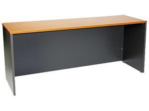 BUSH FURNITURE WC72426 Series C Credenza, 71w x 23-3/8d x 29-7/8h, Natural Cherry/Graphite Gray BUSH FURNITURE WC72426 Series C Credenza, 71w x 23-3/8d x 29-7/8h, Natural Cherry/Graphite Gray