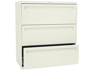 HON 783LL 700 Series Three-Drawer Lateral File, Putty HON 783LL 700 Series Three-Drawer Lateral File, Putty