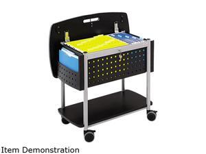 Safco 5370BL Scoot Mobile File, 29-3/4w x 18-3/4d x 27h, Black/Silver Safco 5370BL Scoot Mobile File, 29-3/4w x 18-3/4d x 27h, Black/Silver