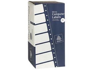 Avery 4076 Dot Matrix Printer Shipping Labels, 1 Across, 2-15/16 x 5, White, 3000/Box Avery 4076 Dot Matrix Printer Shipping Labels, 1 Across, 2-15/16 x 5, White, 3000/Box