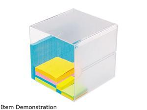 deflect-o 350401 Desk Cube, Clear Plastic, 6 x 6 x 6 deflect-o 350401 Desk Cube, Clear Plastic, 6 x 6 x 6