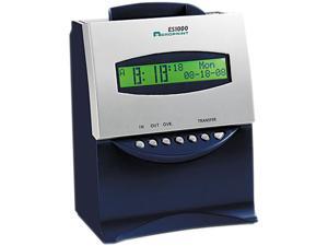Acroprint 010215000 ES1000 Totalizing Digital Automatic Payroll Recorder/Time Clock, Blue and Silver Acroprint 010215000 ES1000 Totalizing Digital Automatic Payroll Recorder/Time Clock, Blue and Silver
