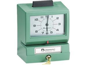 Acroprint 01-1070-400 Model 125 Analog Manual Print Time Clock with Date/0-12 Hours/Minutes Acroprint 01-1070-400 Model 125 Analog Manual Print Time Clock with Date/0-12 Hours/Minutes