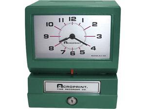 Acroprint 01-2070-40A Model 150 Heavy-Duty Analog Automatic Print Time Clock Acroprint 01-2070-40A Model 150 Heavy-Duty Analog Automatic Print Time Clock
