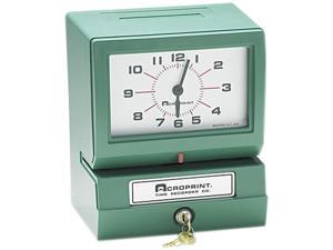 Acroprint 01-2070-413 Model 150 Analog Automatic Print Time Clock with Month/Date/0-23 Hours/Minutes Acroprint 01-2070-413 Model 150 Analog Automatic Print Time Clock with Month/Date/0-23 Hours/Minutes