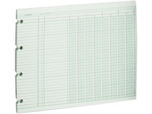 Wilson Jones G10-8 Accounting Sheets, Eight Column, 9-1/4 x 11-7/8, 100 Loose Sheets/Pack, Green Wilson Jones G10-8 Accounting Sheets, Eight Column, 9-1/4 x 11-7/8, 100 Loose Sheets/Pack, Green