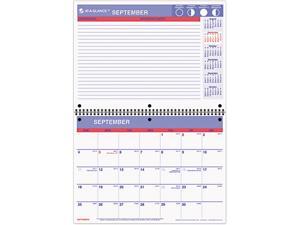 AT-A-GLANCE SK16-16 Recycled Monthly Desk/Wall Calendar, 11" x 8" AT-A-GLANCE SK16-16 Recycled Monthly Desk/Wall Calendar, 11" x 8"