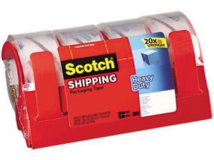Scotch 3850-4RD 3850 Heavy Duty Packaging Tape, 1.88" x 54.6 yards, Clear, 4/Pack Scotch 3850-4RD 3850 Heavy Duty Packaging Tape, 1.88" x 54.6 yards, Clear, 4/Pack