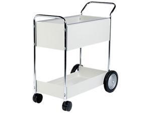 Fellowes 40922 Steel Mail Cart, 150-Folder Capacity, 20w x 38-1/2d x 39h, Dove Gray Fellowes 40922 Steel Mail Cart, 150-Folder Capacity, 20w x 38-1/2d x 39h, Dove Gray