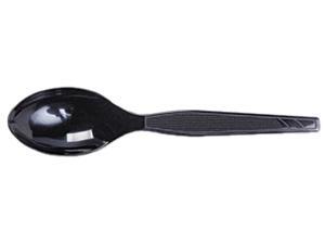 Dixie TM507 Plastic Tableware, Heavy Mediumweight Teaspoons, Black, 100/Box Dixie TM507 Plastic Tableware, Heavy Mediumweight Teaspoons, Black, 100/Box