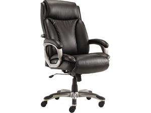 Alera ALEVN4119 - Veon Series Executive High-Back Leather Chair, w/ Coil Spring Cushioning, Black Alera ALEVN4119 - Veon Series Executive High-Back Leather Chair, w/ Coil Spring Cushioning, Black