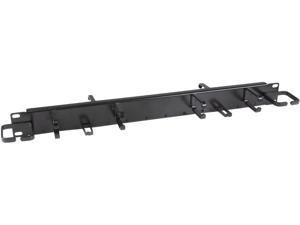 StarTech.com 1U 19" Horizontal Cable Management Panel - Combination Horizontal Finger Ducts and Vertical/ Horizontal D-Ring Hooks StarTech.com 1U 19" Horizontal Cable Management Panel - Combination Horizontal Finger Ducts and Vertical/ Horizontal D-Ring Hooks