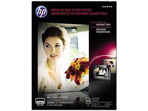 Hewlett-Packard CR664A Premium Plus Photo Paper, 80 lbs., Glossy, 8-1/2 x 11, 50 Sheets/Pack Hewlett-Packard CR664A Premium Plus Photo Paper, 80 lbs., Glossy, 8-1/2 x 11, 50 Sheets/Pack