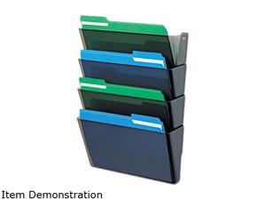 Deflect-o 73402 DocuPocket Four-Pocket Wall Set, Plastic, Letter, 13 x 4 x 7, Smoke Deflect-o 73402 DocuPocket Four-Pocket Wall Set, Plastic, Letter, 13 x 4 x 7, Smoke