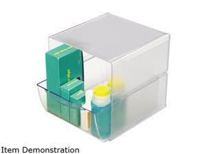 Deflect-o 350801 Desk Cube with Drawer, Clear, 7-1/8 x 6 x 6 Deflect-o 350801 Desk Cube with Drawer, Clear, 7-1/8 x 6 x 6