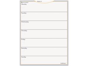 At-A-Glance WallMates Self-Adhesive Dry Erase Weekly Planning Surface 18 x 24 At-A-Glance WallMates Self-Adhesive Dry Erase Weekly Planning Surface 18 x 24