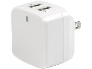StarTech USB2PACWH Travel USB Wall Charger - 2 Port - White - Universal Travel Adapter - International Power Adapter - USB Charger StarTech USB2PACWH Travel USB Wall Charger - 2 Port - White - Universal Travel Adapter - International Power Adapter - USB Charger