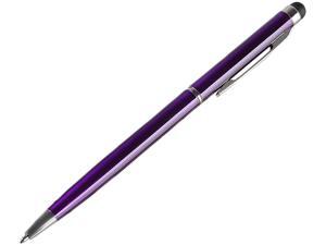 Insten Purple 2-in-1 Capacitive Touch Screen Stylus Ballpoint Pen 1880736 Insten Purple 2-in-1 Capacitive Touch Screen Stylus Ballpoint Pen 1880736
