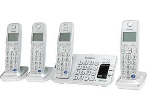 Link2Cell Bluetooth® Corldess Phone with Large Keypad- 4 Handsets Link2Cell Bluetooth® Corldess Phone with Large Keypad- 4 Handsets