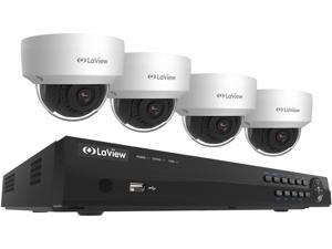 LaView LV-KNT982D22D4 4MP Zoom HD 8 Channel NVR PoE IP Security System, with 2pcs 4MP (2688 x 1520p) and 2pcs 2MP (1920 x 1080p) Dome Camera (No HDD Included, Sold Separately) LaView LV-KNT982D22D4 4MP Zoom HD 8 Channel NVR PoE IP Security System, with 2pcs 4MP (2688 x 1520p) and 2pcs 2MP (1920 x 1080p) Dome Camera (No HDD Included, Sold Separately)
