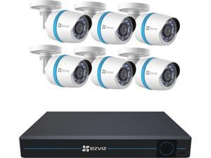 EZVIZ 8 Channel HD 1080p PoE IP NVR Security System w/ 2TB HDD and 6 Weatherproof 1080p PoE Bullet IP Cameras, Works with Alexa and Google Home Using IFTTT (BN-1826A2) EZVIZ 8 Channel HD 1080p PoE IP NVR Security System w/ 2TB HDD and 6 Weatherproof 1080p PoE Bullet IP Cameras, Works with Alexa and Google Home Using IFTTT (BN-1826A2)