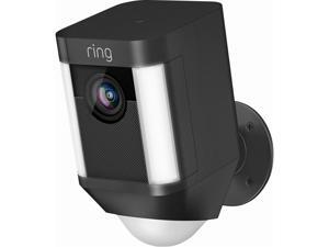 Ring 8SB1S7-BEN0 Spotlight Cam Battery HD Security Camera with Built Two-Way Talk and a Siren Alarm, Black Ring 8SB1S7-BEN0 Spotlight Cam Battery HD Security Camera with Built Two-Way Talk and a Siren Alarm, Black