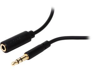 Belkin F8V204TT06-E3-P 6 ft 3.5MM Mini Stereo Extension Av Cable Male to Female Belkin F8V204TT06-E3-P 6 ft 3.5MM Mini Stereo Extension Av Cable Male to Female