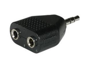 C2G 40641 3.5mm Stereo Male to Dual 3.5mm Stereo Female Adapter, TAA Compliant, Black C2G 40641 3.5mm Stereo Male to Dual 3.5mm Stereo Female Adapter, TAA Compliant, Black