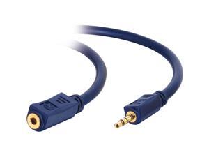 C2G 40609 12ft Velocity 3.5mm M/F Stereo Audio Extension Cable