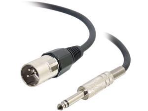 C2G 40037 Pro-Audio XLR Male to 1/4 Inch Male Cable, Black (25 Feet, 7.62 Meters) C2G 40037 Pro-Audio XLR Male to 1/4 Inch Male Cable, Black (25 Feet, 7.62 Meters)
