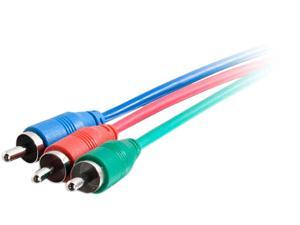 C2G 40121 25 ft. Component Video Cable With Low Profile Connectors M/M - In-Wall CMG-Rated C2G 40121 25 ft. Component Video Cable With Low Profile Connectors M/M - In-Wall CMG-Rated