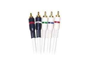 STEREN 254-603IV 3 ft. Component-A/V Cable Male to Male STEREN 254-603IV 3 ft. Component-A/V Cable Male to Male