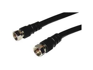 STEREN 205-435BK 50 ft. Black RG6 High-Grade F Coaxial Cable STEREN 205-435BK 50 ft. Black RG6 High-Grade F Coaxial Cable