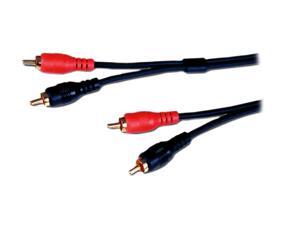 Comprehensive 2PP-2PP-3ST 3 ft. Stereo Gold RCA Audio Cable Male to Male Comprehensive 2PP-2PP-3ST 3 ft. Stereo Gold RCA Audio Cable Male to Male