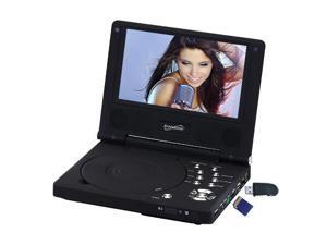 7" Portable DVD Player with Built-in USB and SD Card Slot 7" Portable DVD Player with Built-in USB and SD Card Slot