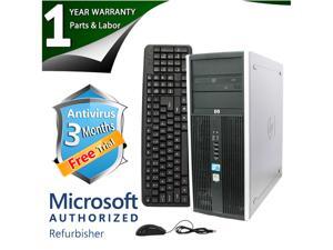 HP Desktop Computer Elite 8000 Core 2 Duo E8400 (3.00 GHz) 4 GB DDR3 500 GB HDD Intel GMA 4500 Windows 7 Professional 64-bit HP Desktop Computer Elite 8000 Core 2 Duo E8400 (3.00 GHz) 4 GB DDR3 500 GB HDD Intel GMA 4500 Windows 7 Professional 64-bit