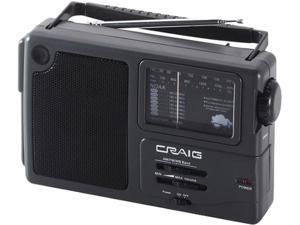 Craig Portable AM/FM Radio With Weather Band CR4181W Craig Portable AM/FM Radio With Weather Band CR4181W