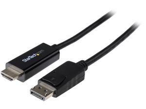 StarTech.com DP2HDMM2MB DisplayPort to HDMI converter cable - 6.5 ft (2m) - DP to HDMI adapter with built-in cable - (M / M) Ultra HD 4K StarTech.com DP2HDMM2MB DisplayPort to HDMI converter cable - 6.5 ft (2m) - DP to HDMI adapter with built-in cable - (M / M) Ultra HD 4K